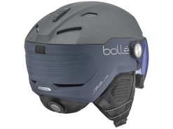 Bollé Vizier Skihelm V- Ryft Pure Grey Matte -Ski Uitrusting Winkel 11 2 bolle vizier skihelm v ryft pure grey matte achterkant bh180004