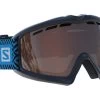 Salomon Kinder Skibril Goggle Kiwi Zwart