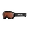 Sinner Unisex Skibril Vorlage Mat Zwart Sintec Lens