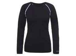 Icepeak Dames Thermoshirt Bamba Lange Mouw Zwart